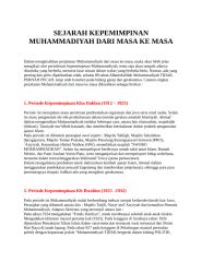 SEJARAH KEPEMIMPINAN MUHAMMADIYAH DARI MASA KE MASA (2).docx