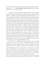 MARX, K. Introdução a Crítica da Filosofia do Direito de Hegel.doc