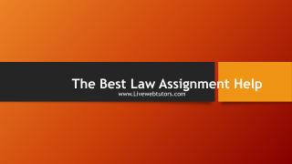 The Best Law Assignment Help.pdf