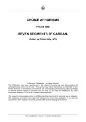 William Lilly - Choice Aphorisms .pdf