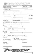 formulir pendaftaran santri baru 2013.doc