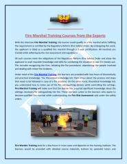 Fire Marshal Training Courses from the Experts.pdf
