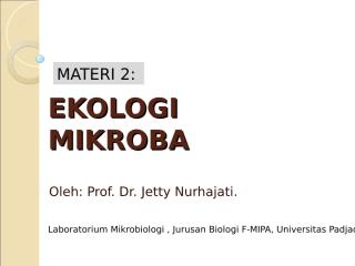 Materi 2.PA. Ekologi Mikroba .ppt